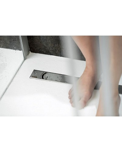 Душевой лоток Ravak Chrome OZ 95 X01428 с решеткой Хром