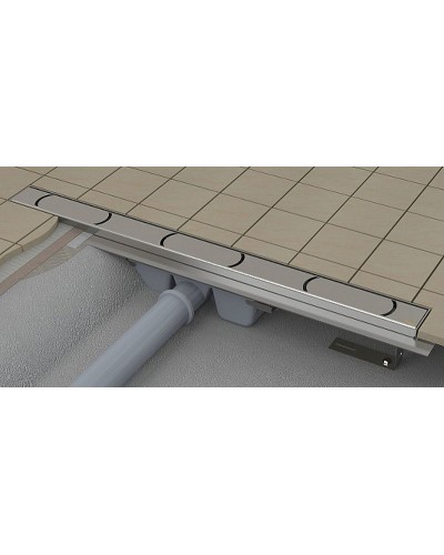 Душевой лоток Ravak Chrome OZ 105 X01429 с решеткой Хром