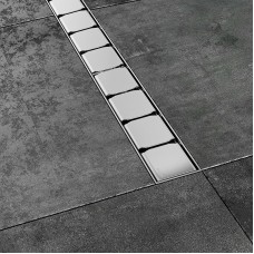 Душевой лоток Ravak 10° OZ 85 X01576 с решеткой Хром