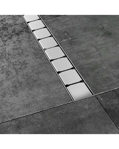 Душевой лоток Ravak 10° OZ 85 X01576 с решеткой Хром