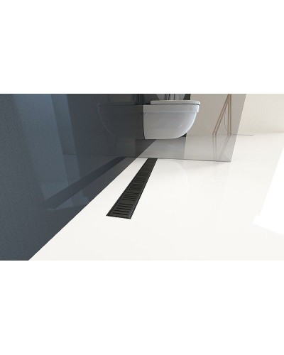 Душевой лоток Alcaplast AG101101550 (APZ10BLACK-550M) с Черной матовой решеткой