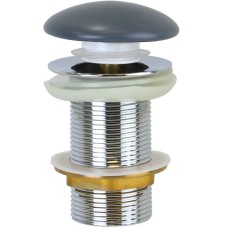 Донный клапан Bronze de Luxe 1002DGM click-clack Темно-серый