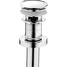 Донный клапан Haiba HB65-2 click-clack Хром