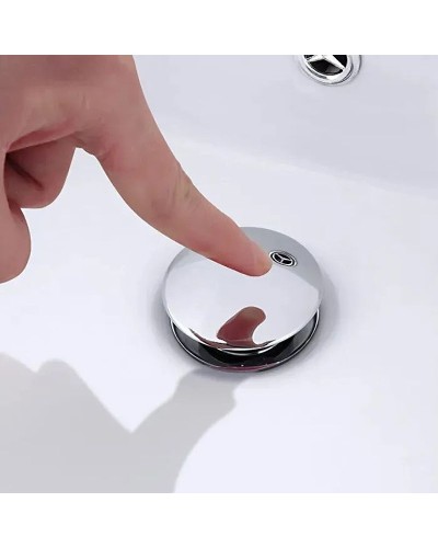 Донный клапан Haiba HB65-2 click-clack Хром