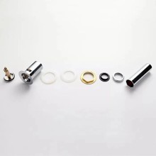 Донный клапан Haiba HB66-2 click-clack Хром