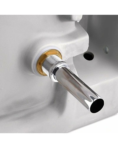 Донный клапан Haiba HB66-2 click-clack Хром