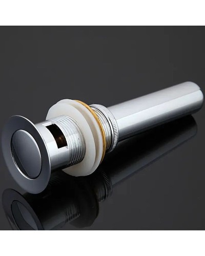 Донный клапан Haiba HB66-2 click-clack Хром