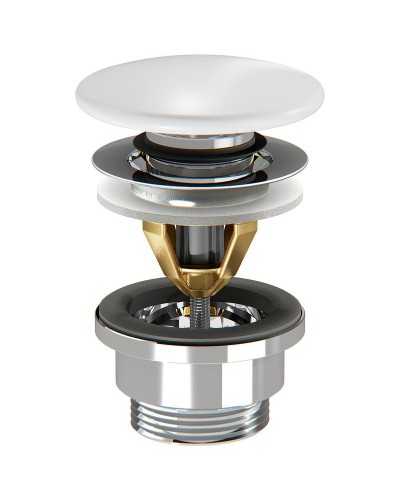 Донный клапан Jacob Delafon E78262-00 click-clack Белый