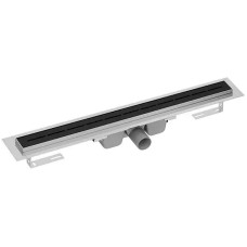 Душевой лоток Ravak Runway OZ 75 X01750 с Черной матовой решеткой