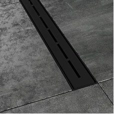 Душевой лоток Ravak Runway OZ 75 X01750 с Черной матовой решеткой