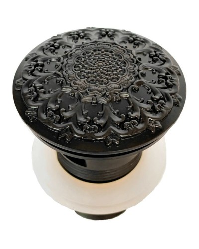 Донный клапан Milacio MC.010.BL click-clack Черный