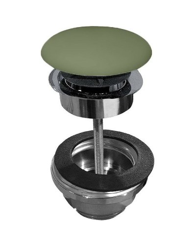 Донный клапан Kerasan Nolita 923311 click-clack Verde muschio