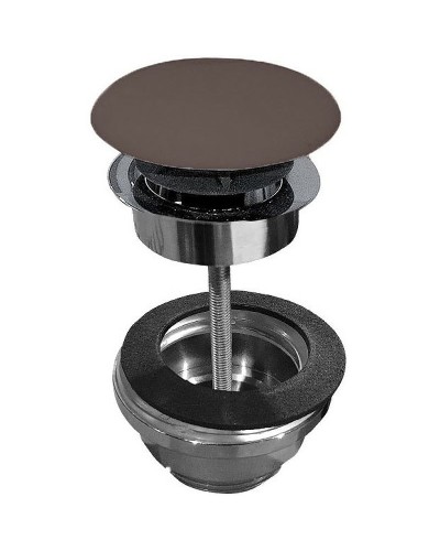 Донный клапан Kerasan 923375 click-clack Borgogna matt