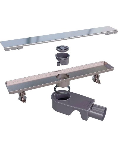 Душевой лоток RGW SDR-20 47212080-01 с решеткой Хром