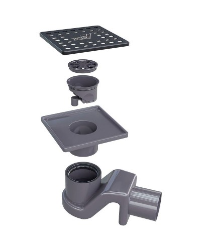 Душевой трап RGW SDR-14B 47211411-04 с Черной решеткой