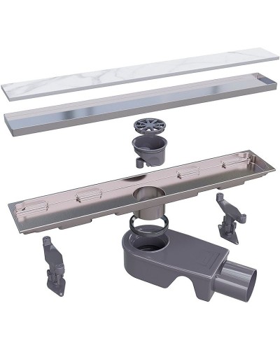 Душевой лоток RGW SDR-22 47212260-01 с двухсторонней решеткой