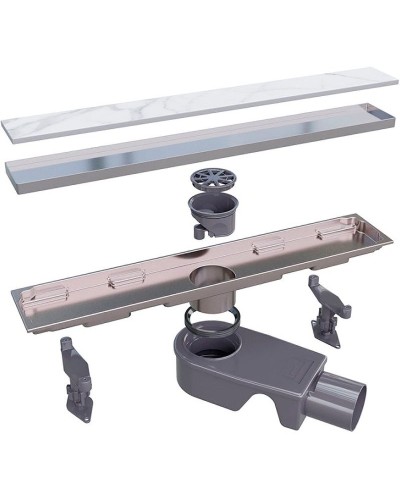 Душевой лоток RGW SDR-22 47212240-01 с двухсторонней решеткой