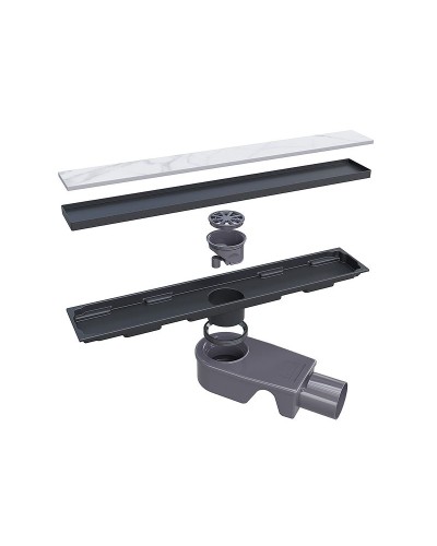 Душевой лоток RGW SDR-22B 47212240-04 с двухсторонней решеткой