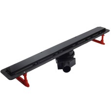 Душевой лоток Pestan Confluo Frameless Line 450 13701318 с двухсторонней решеткой Черный матовый / полая под плитку