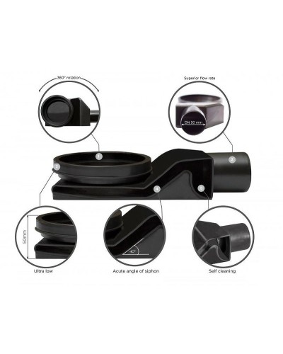 Душевой лоток Pestan Confluo Frameless Line 850 13701224 с двухсторонней решеткой Золото глянцевый / полая под плитку