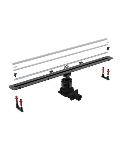 Душевой лоток Pestan Confluo Slim Line 450+ 13100023 с решеткой Хром матовый