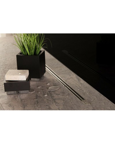 Душевой лоток Pestan Confluo Slim Line 450+ 13100023 с решеткой Хром матовый