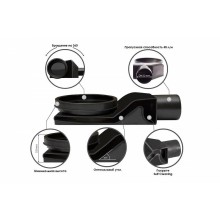 Душевой лоток Pestan Confluo Slim Line 300+ 13100024 с решеткой Хром матовый