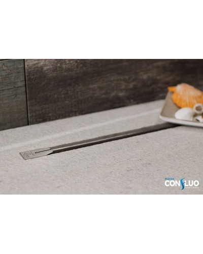 Душевой лоток Pestan Confluo Slim Line 950+ 13000303 с решеткой Хром матовый