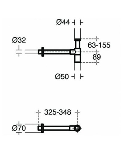 Сифон для раковины Ideal Standard T4441XG Черный шелк