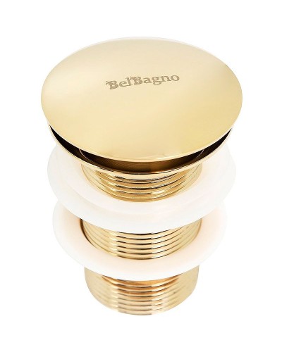Донный клапан BelBagno BB-SC-ORO Сlick-Сlack Золото