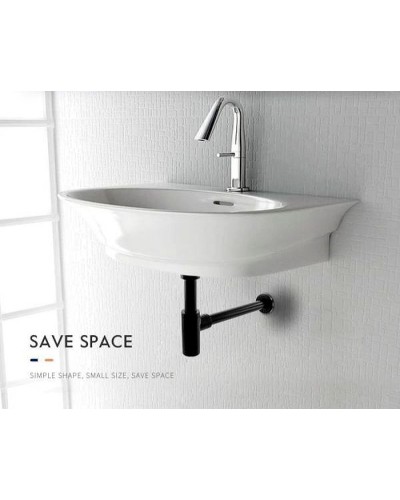 Сифон для раковины Frap F82-7 Черный матовый