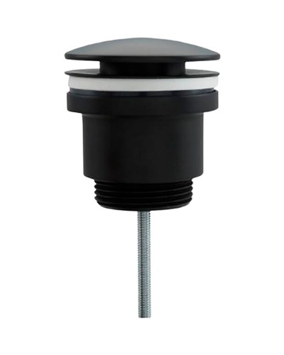 Донный клапан Frap F62-7 click-clack Черный матовый