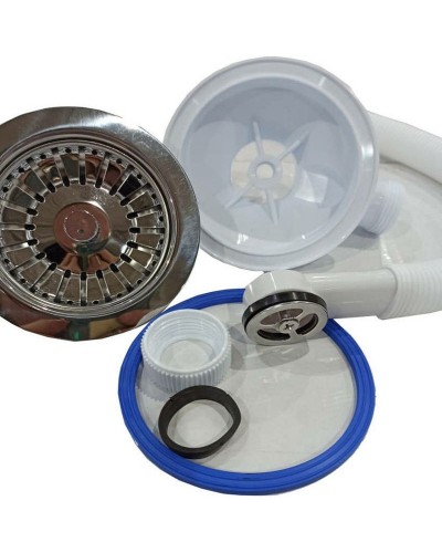 Слив-перелив для кухонной мойки ZorG Granit W 3 Хром