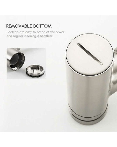 Сифон для раковины Frap F82-5 Нержавеющая сталь