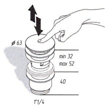 Донный клапан Migliore Ricambi 17960 click-clack Золото
