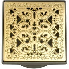 Душевой трап Migliore 112х112 24891 с решеткой Золото