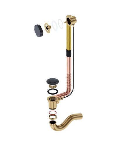 Слив-перелив Timo 8003/03 полуавтомат Черный