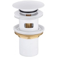 Донный клапан Allen Brau Priority 5.31023-21 click-clack Белый матовый