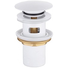 Донный клапан Allen Brau Priority 5.31023-21 click-clack Белый матовый