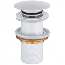 Донный клапан Allen Brau Priority 5.31024-21 click-clack Белый матовый