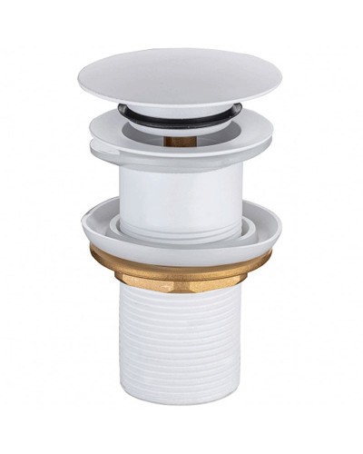 Донный клапан Allen Brau Priority 5.31024-21 click-clack Белый матовый