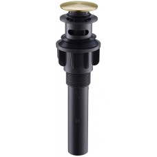 Донный клапан BelBagno BB-PCU-03-BORO click-clack Брашированное золото