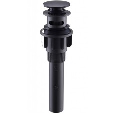 Донный клапан BelBagno BB-PCU-03-NERO click-clack Черный