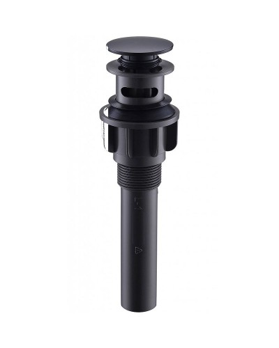 Донный клапан BelBagno BB-PCU-03-NERO click-clack Черный