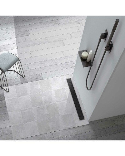 Душевой лоток Vincea Optima 80 SAY.601.80.B.M.S.PITI с Черной матовой решеткой