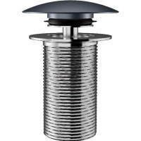 Донный клапан Creavit SF030.BSM click-clack Базальт