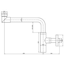 Сифон для раковины Creavit SF6088 Хром