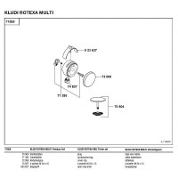 Слив-перелив Kludi Rotexa Multi  2131500-00+7182605-00 Хром