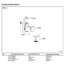Слив-перелив Kludi Rotexa Multi  2131500-00+7182605-00 Хром