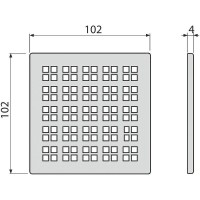 Решетка для душевого трапа Alcaplast MPV015 Хром